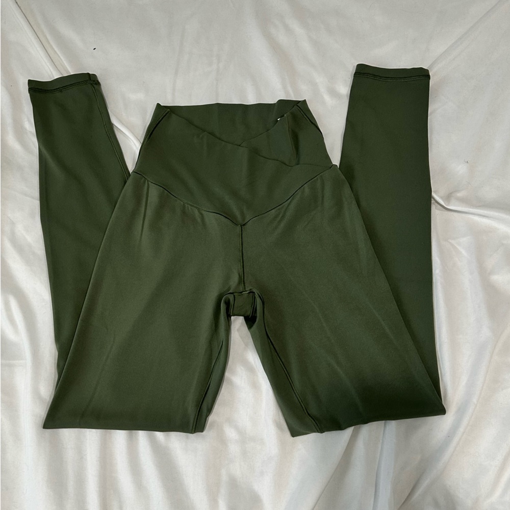 aerie Olive Green High-Waist Leggings